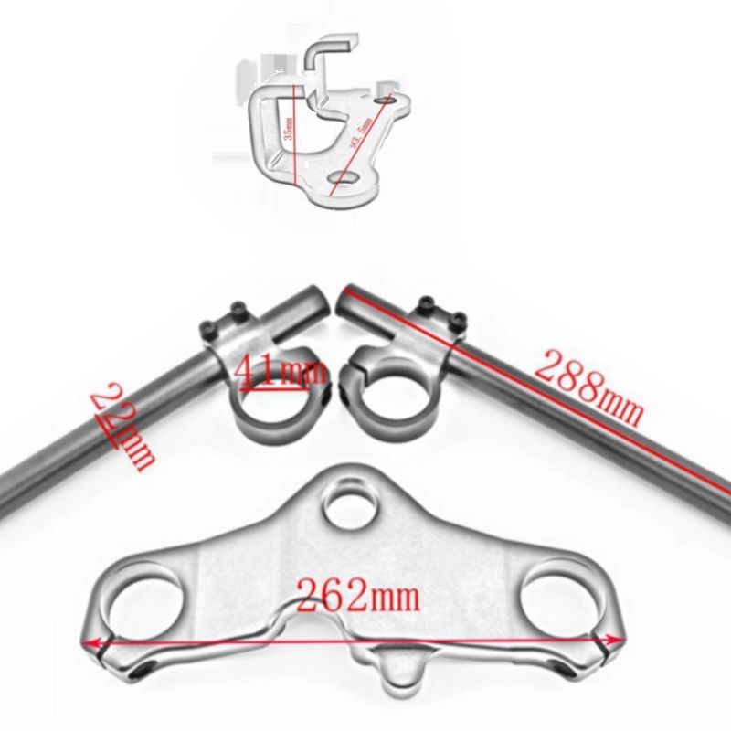 Kit conversion guidon bracelet café racer Honda GB350