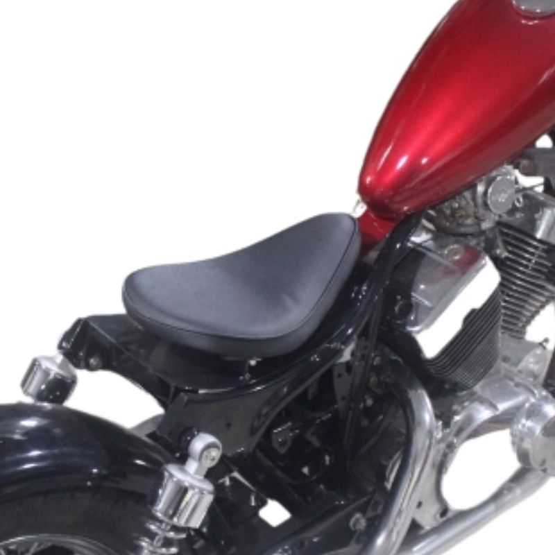 Kit selle arrière solo Yamaha Virago 125cc - 250cc Bobber Cuir Noir
