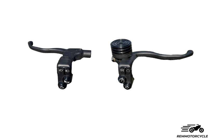 Leviers frein + embrayage commodos intégrés Remmotorcycle