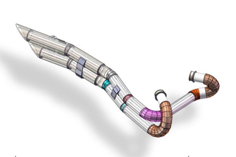 Ligne d'échappement Triumph Scrambler 1200