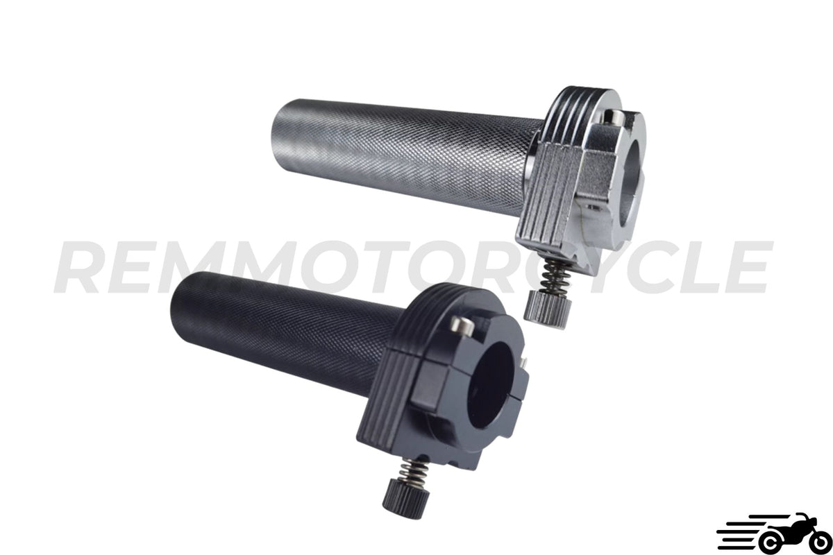 Manopola dell'Acceleratore 22MM in Alluminio con 2 cavi 