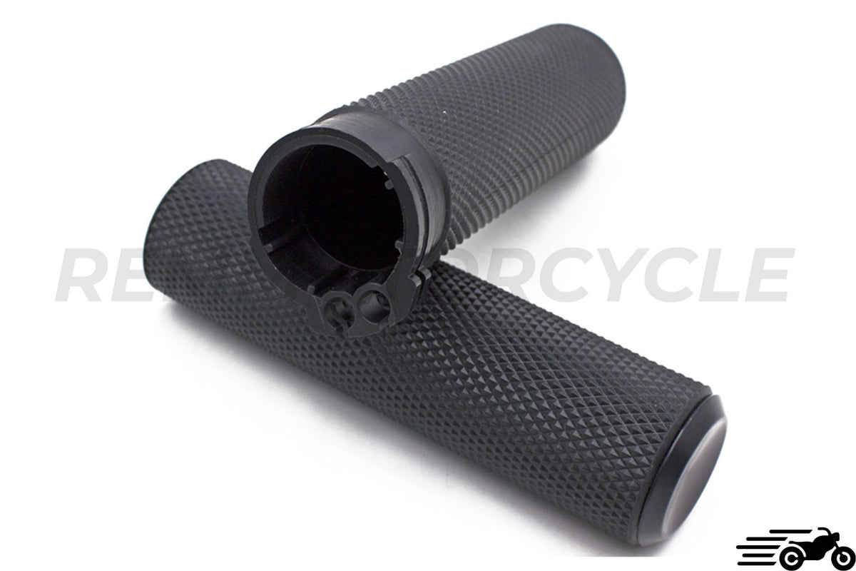 Luxury handle 25 mm black CNC