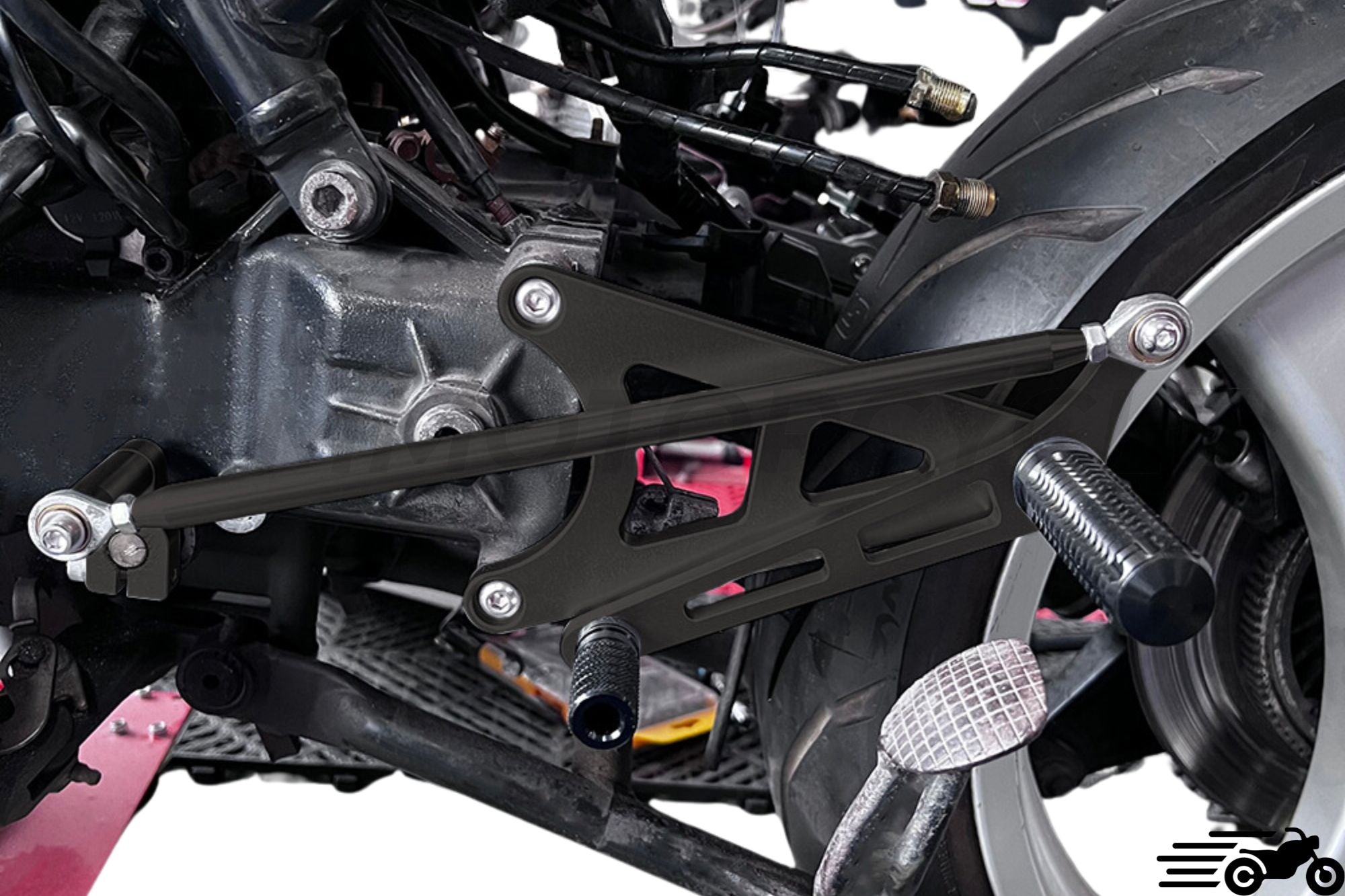 Repose-pied Droit Passager BMW K75 - Pièce D'Occasion En Bon État