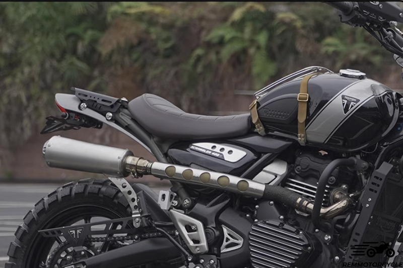 Scrambler Rack Rear luggage rack for Triumph Scrambler 400x / Speed 400 - REMMOTORCYCLE