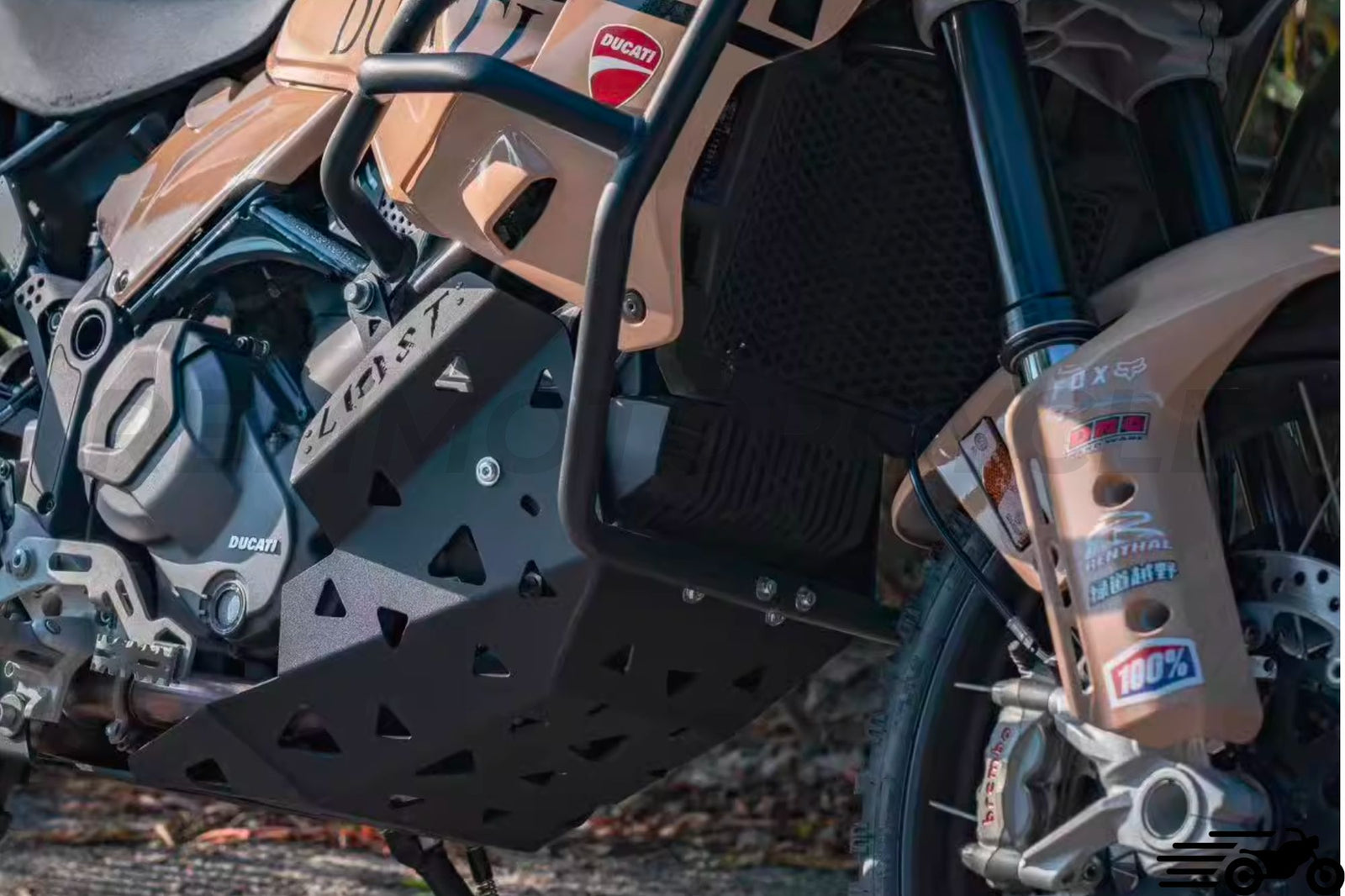 Ducati Desert X -moottorin kenkä