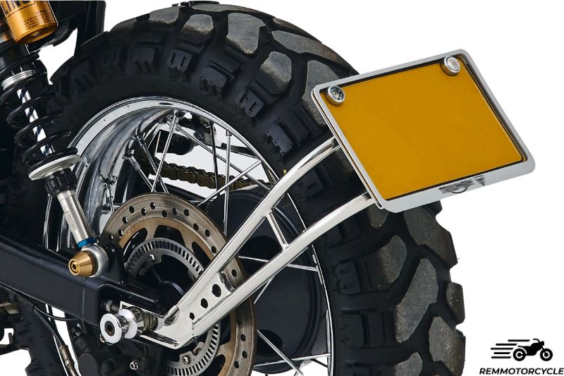 Support de plaque lèche roue Triumph T100 T120 Street Twin Srambler 900