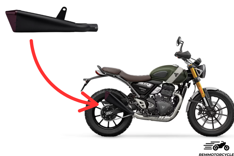 Echappement TRIUMPH 400X - Speed 400