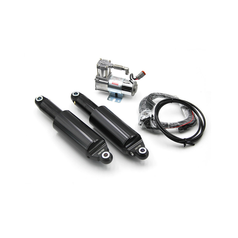 thumbnail image 2 of Pair Rear Air Shock Absorbers 10.5" For Harley Touring Road King Street Glide Dyna Sportster | OUMURS 2 of 4
