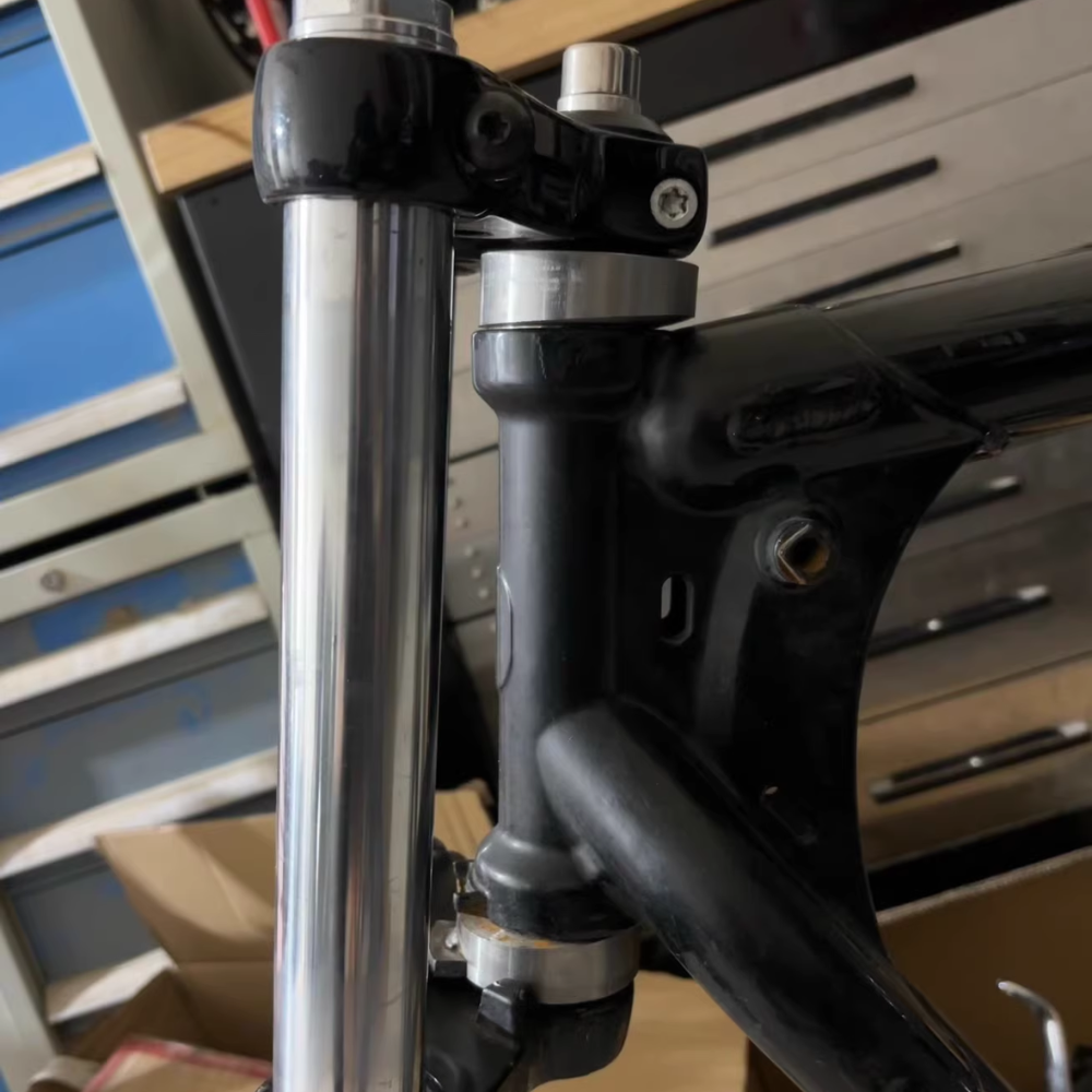 Universal Triple Tree with +3° Rake for Harley Sportster Models