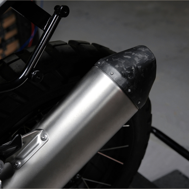 Cache d’embout d’échappement carbone – BMW R12GS