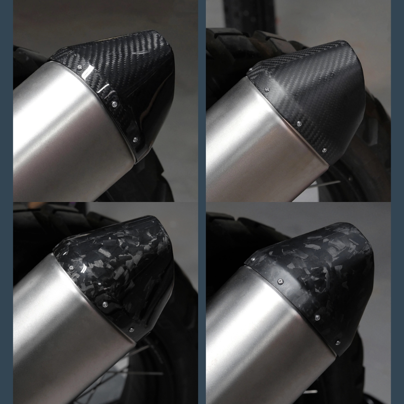 Cache d’embout d’échappement carbone – BMW R12GS