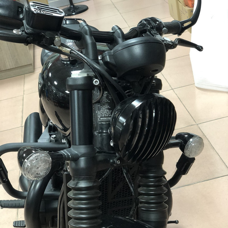 Caches de fourche noirs Triumph Bobber
