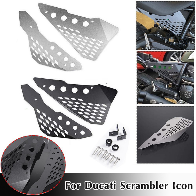 Caches latéraux aluminium Scrambler 800