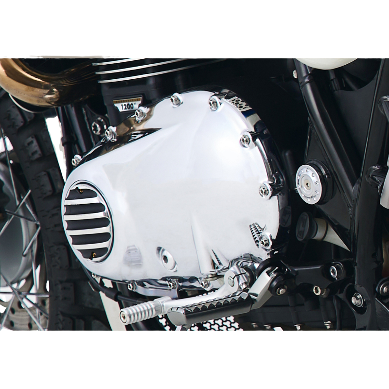 Couvercles de carter chromés pour Triumph Twin
