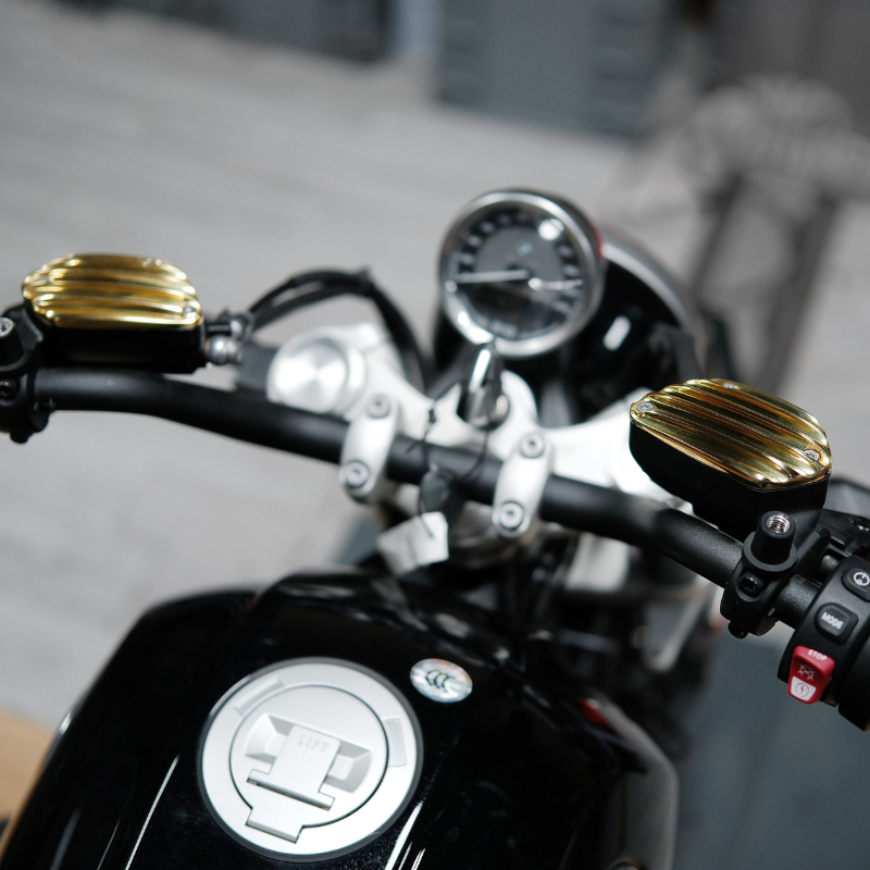 Couvercles maître-cylindre laiton – BMW R12/R12GS/R12N