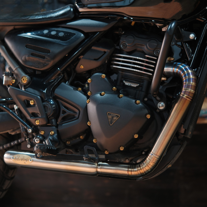 Échappement court titane - Triumph Speed 400/400X