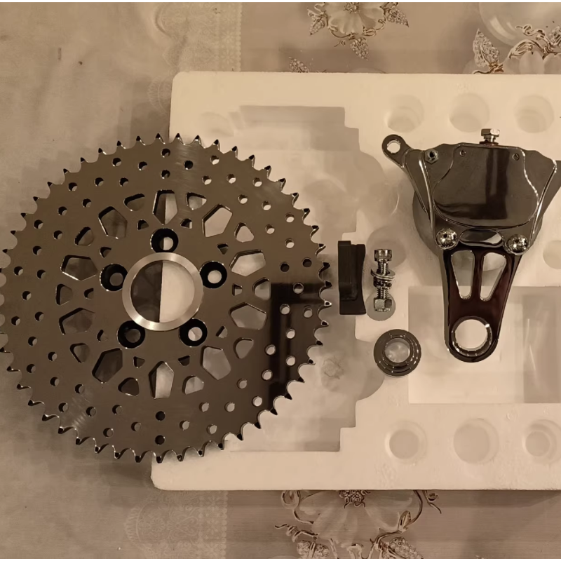 Kit di conversione catena Harley con freno integrato – Corona da 51 denti