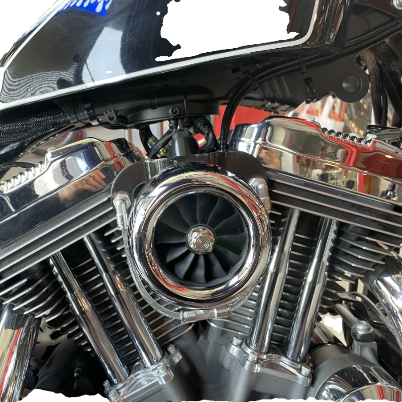 Filtre à air haut débit turbine Harley Sportster/Dyna/Touring