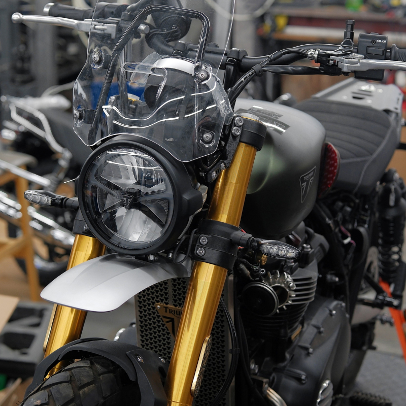 Garde-boue haut + secondaire ABS pour Street Scrambler 900  2026