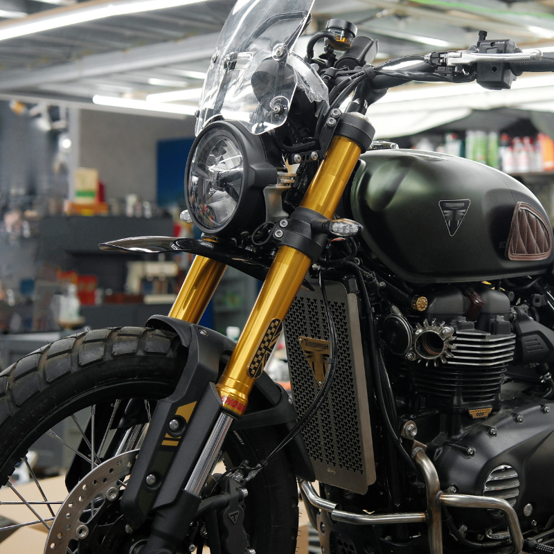 Garde-boue haut + secondaire ABS pour Street Scrambler 900  2026