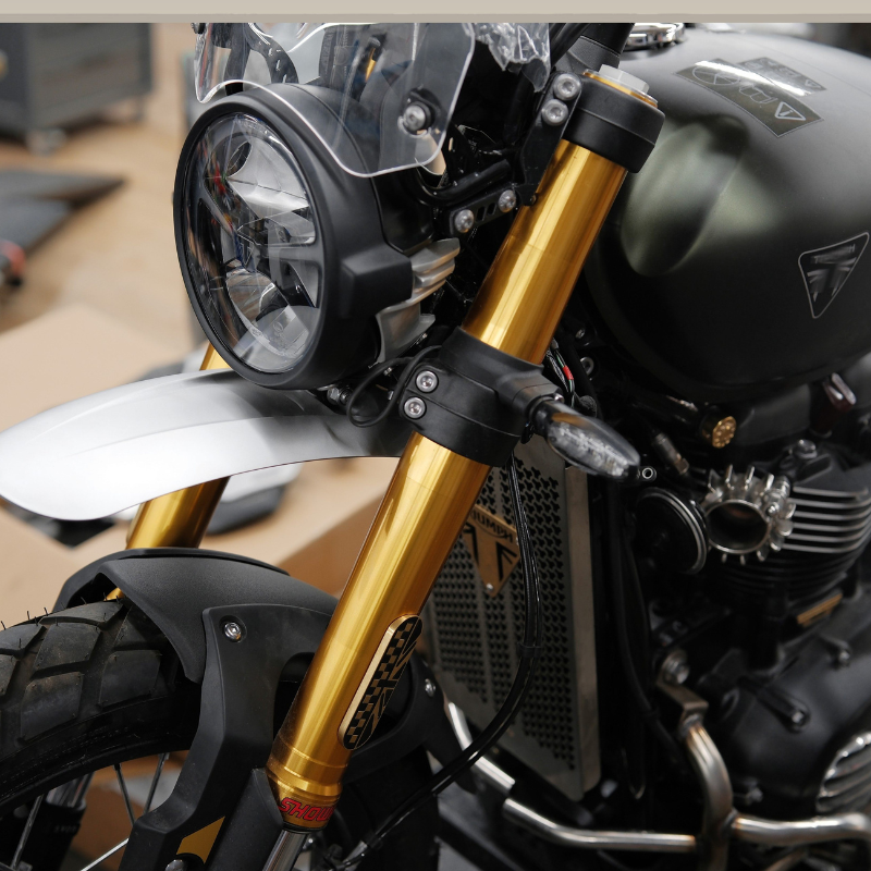 Garde-boue haut + sous-garde Triumph Scrambler 900