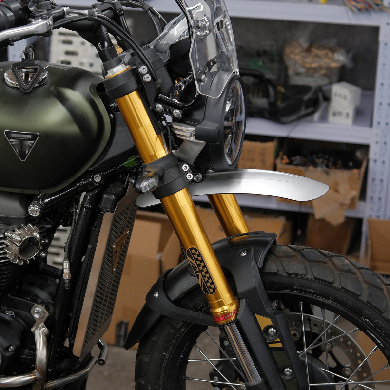 Garde-boue haut + sous-garde Triumph Scrambler 900