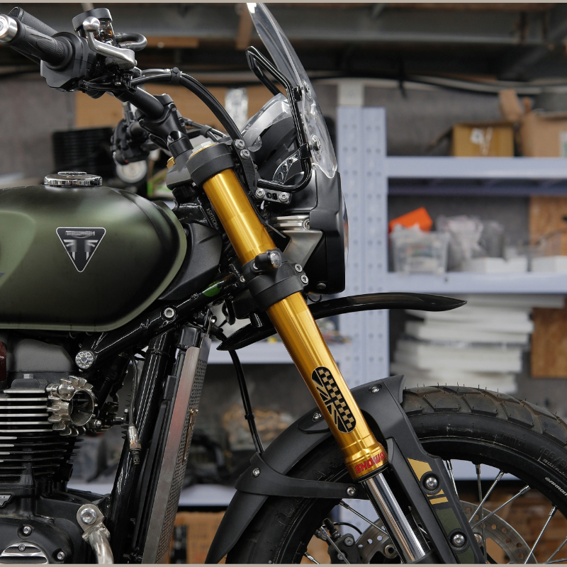 Garde-boue haut + sous-garde Triumph Scrambler 900