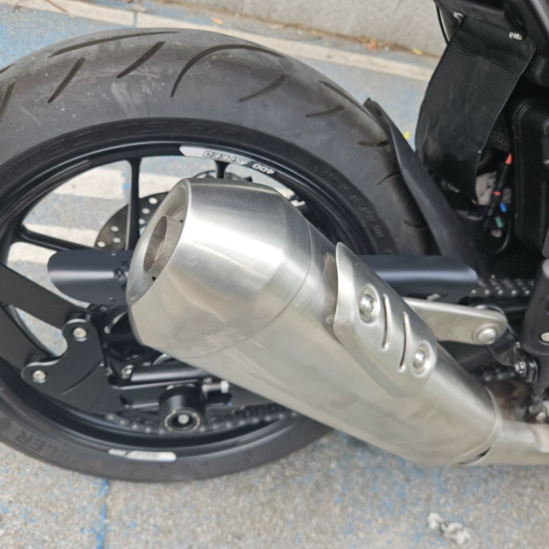 Garde-chaîne rétro aluminium - Triumph Scrambler 400X / 400XC / Speed 400