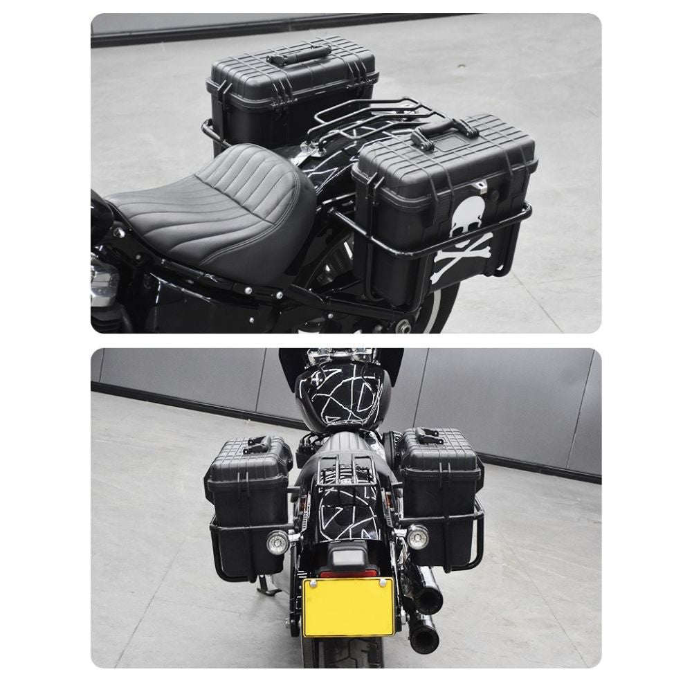 Hard saddlebags for softail