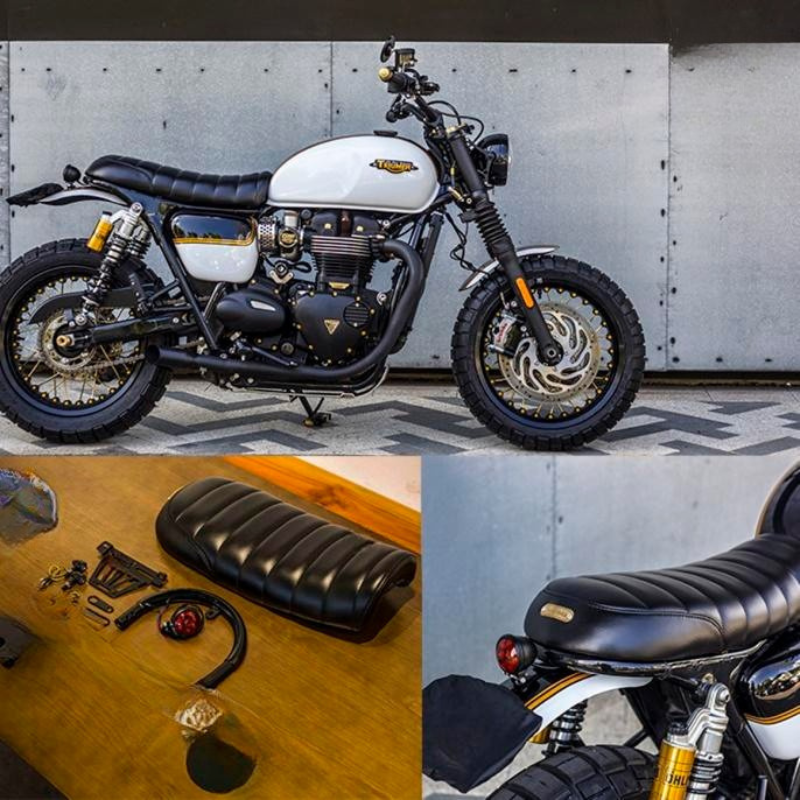 Kit arrière court selle + boucle pour Bonneville T100/T120