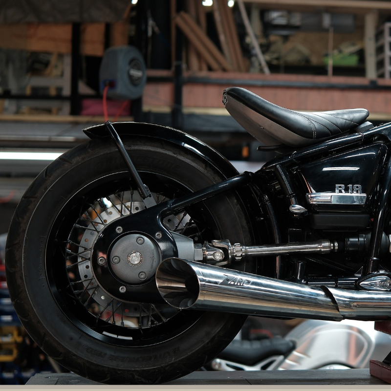 schutzblech bobber Komplettes Bobber-Kit: Sattel + Schutzblech + Halterung + DRIP - BMW R18
