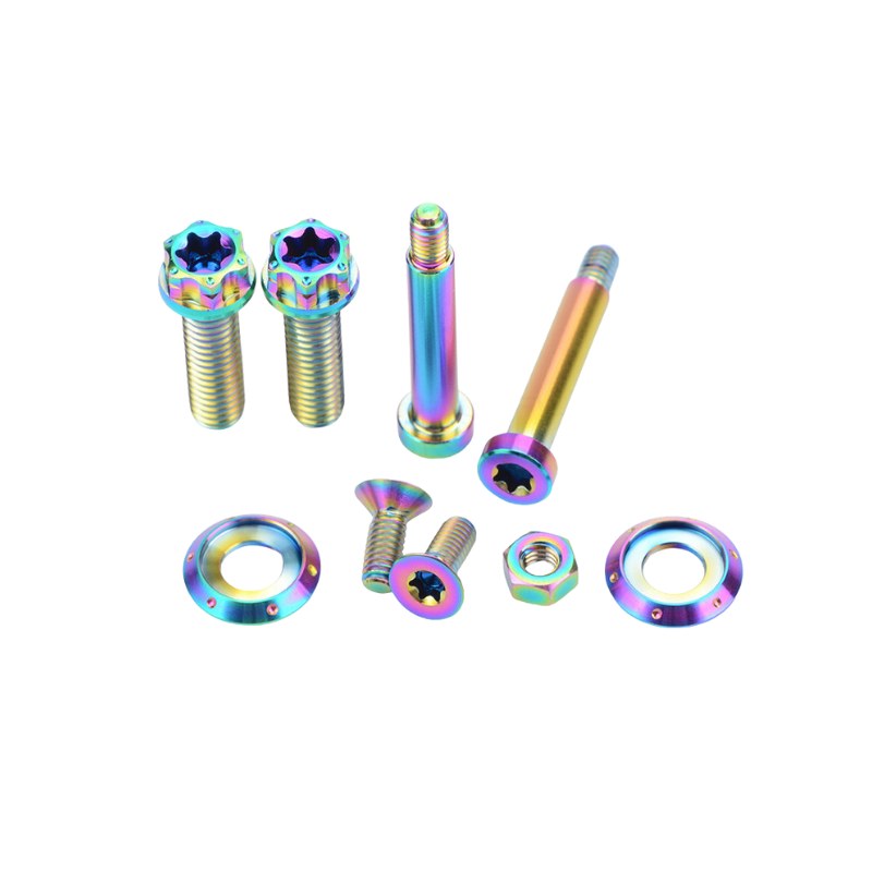 Kit vis titane maître-cylindre RXC (8 pièces)