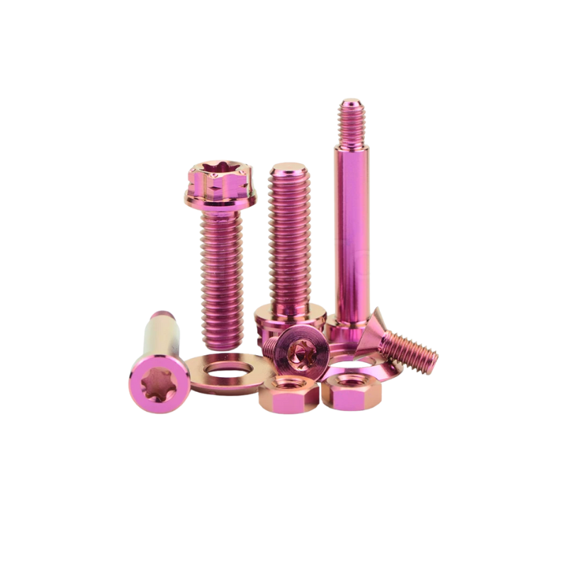 Kit vis titane maître-cylindre RXC (8 pièces)