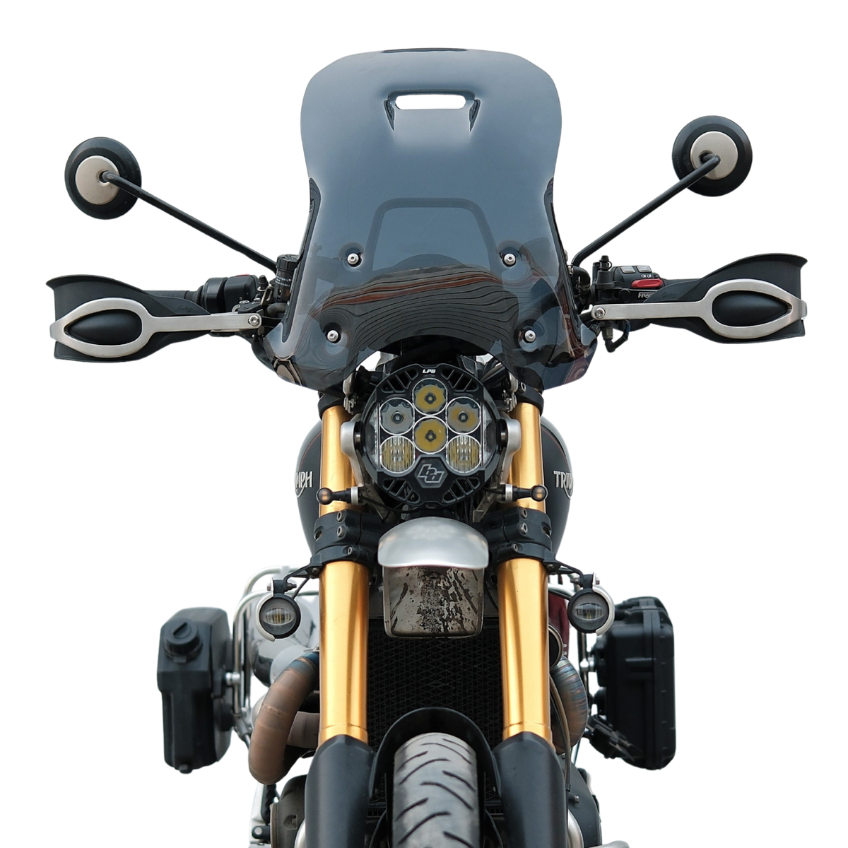 Pare-brise expédition + supports – Triumph Scrambler 1200 X/XC/XE