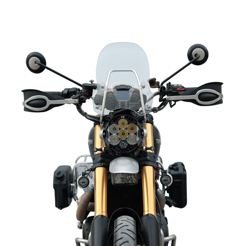 Pare-brise expédition + supports – Triumph Scrambler 1200 X/XC/XE