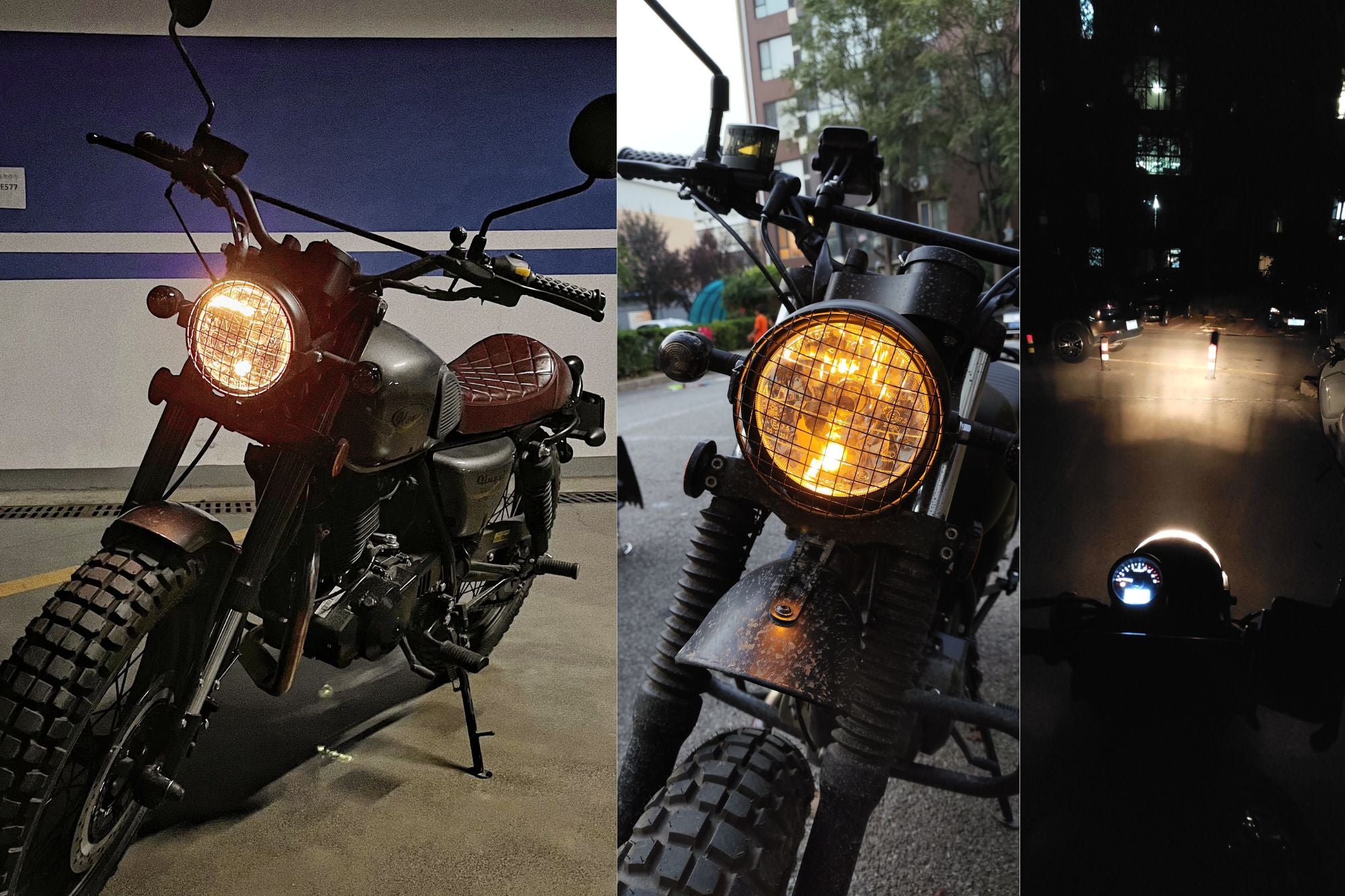 Scrambled headlight approved with grid
