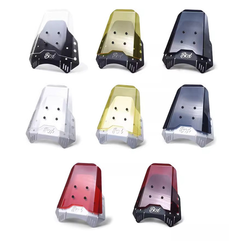 Forrude i aluminium + plexiglas forrude - Honda CL500