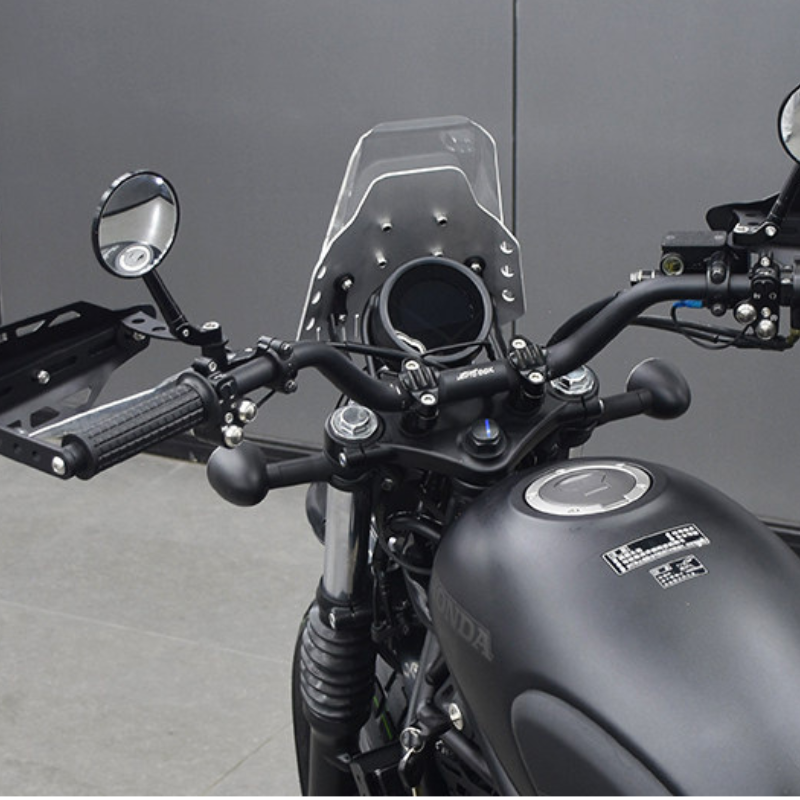 Forrude i aluminium + plexiglas forrude - Honda CL500