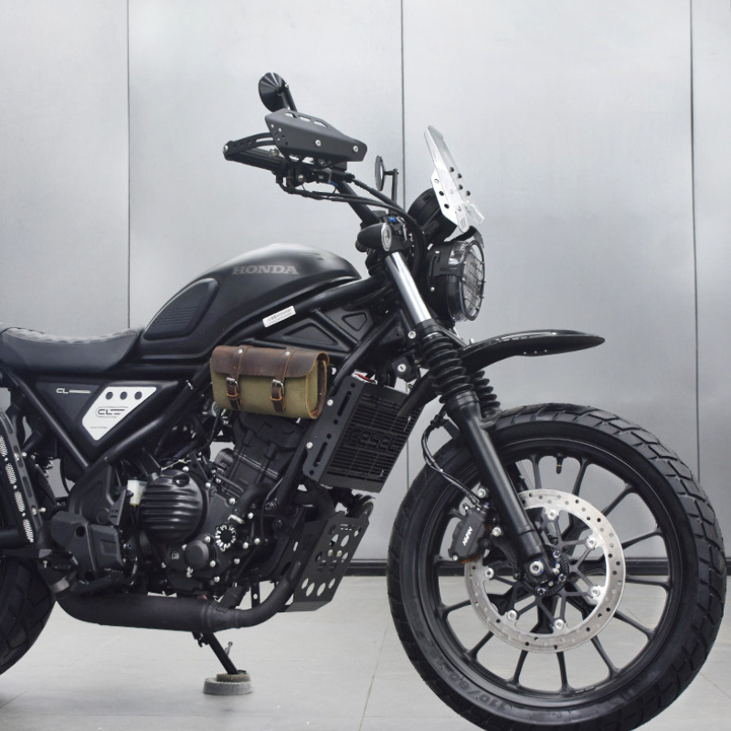 Forrude i aluminium + plexiglas forrude - Honda CL500