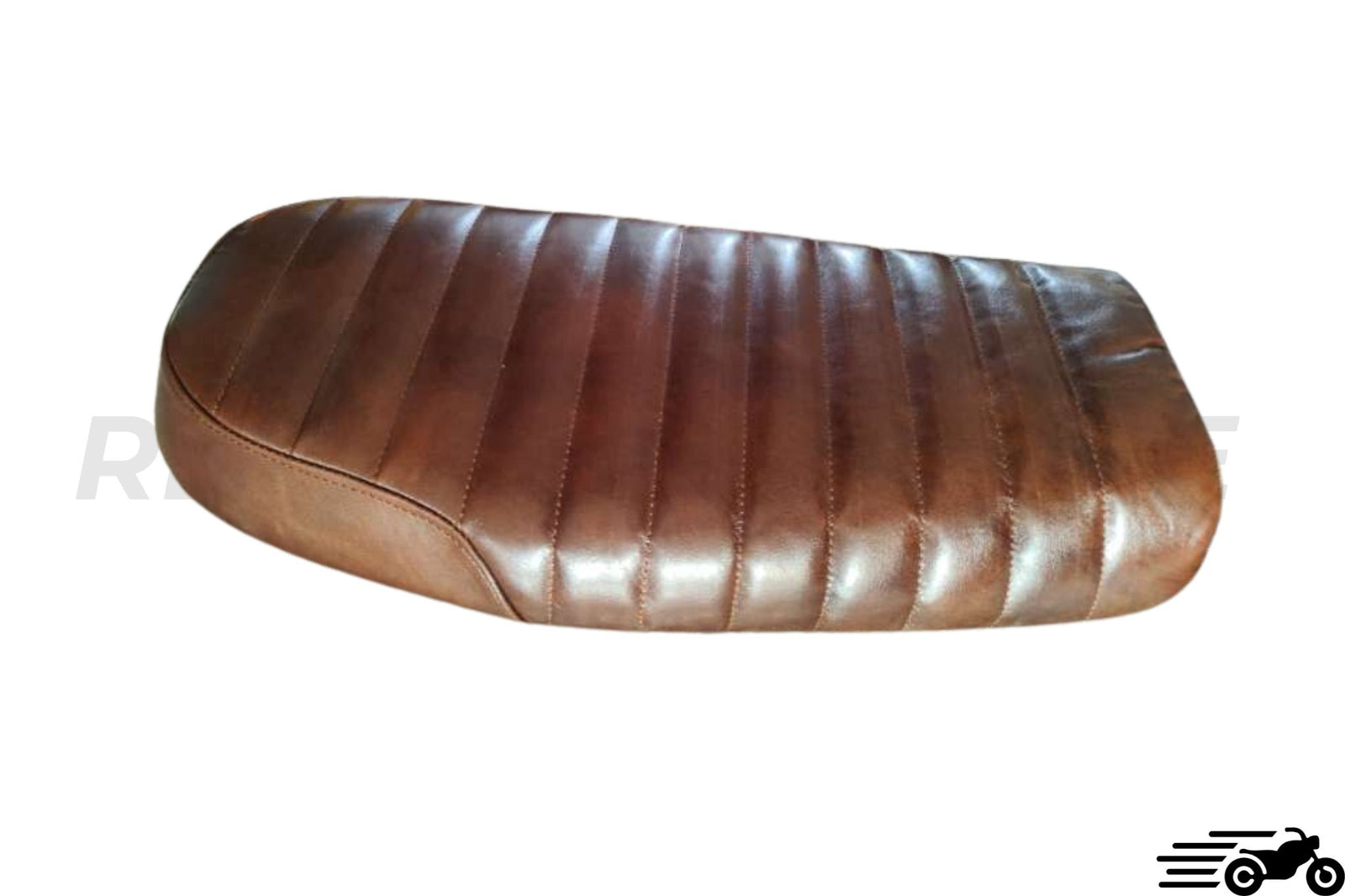 Light Brown Vintage Flat Leather Saddle