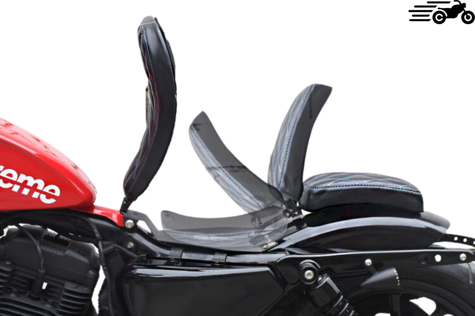 Solo Sportster Biplace Saddle
