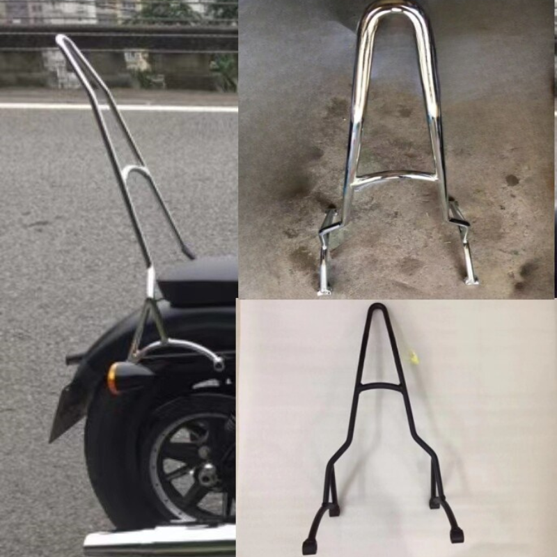 Sissy bar Sportster 883/1200 avec dossier et porte-bagages