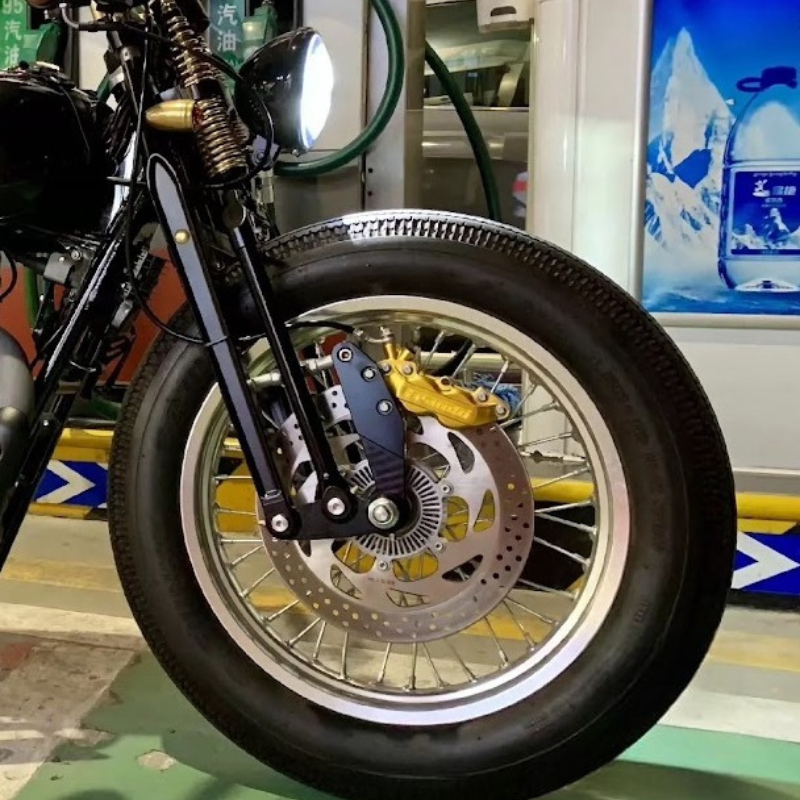 Fourche Springer Alu CNC pour Triumph Bobber