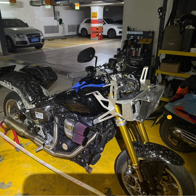 Support de carénage aluminium Low Rider ST