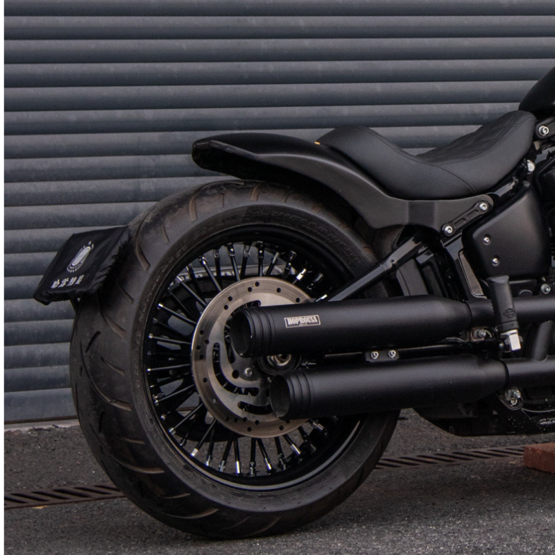 Support de plaque arrière Lèche roue - Softail M8