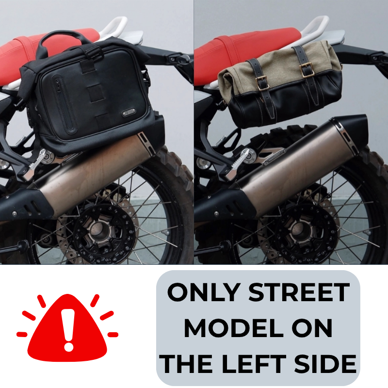 Support sacoche 3-boucles BMW R12GS (gauche/droite)