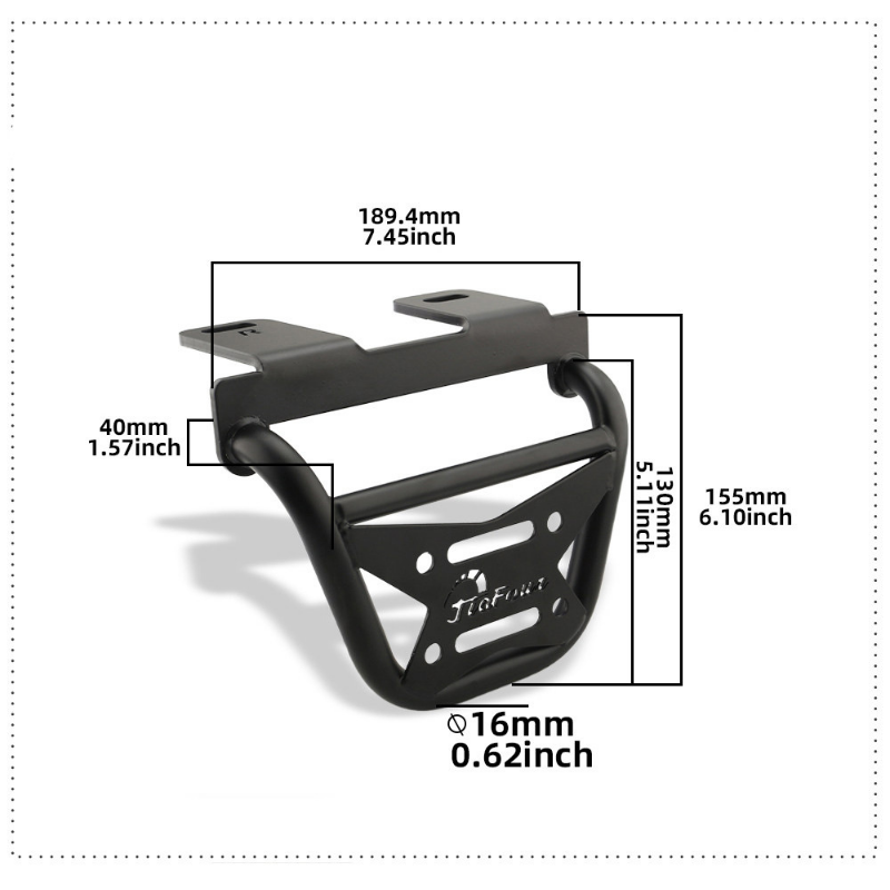Support sacoche latérale Scrambler 800