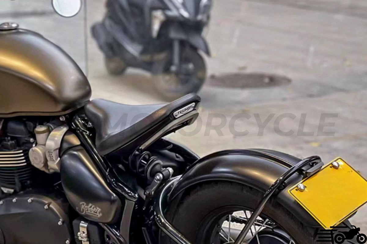 Support de plaque garde boue long origine Triumph Bobber