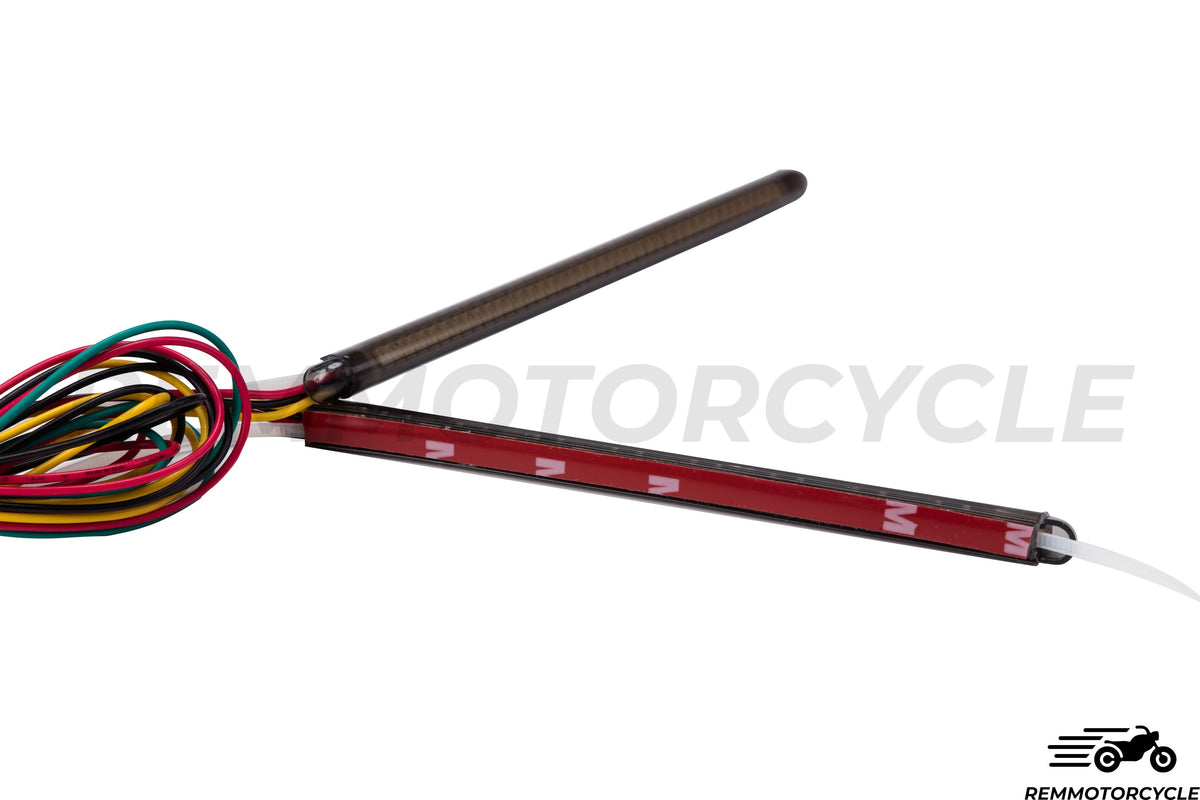 Sepasang petunjuk LED dengan cahaya belakang untuk penyerap kejutan