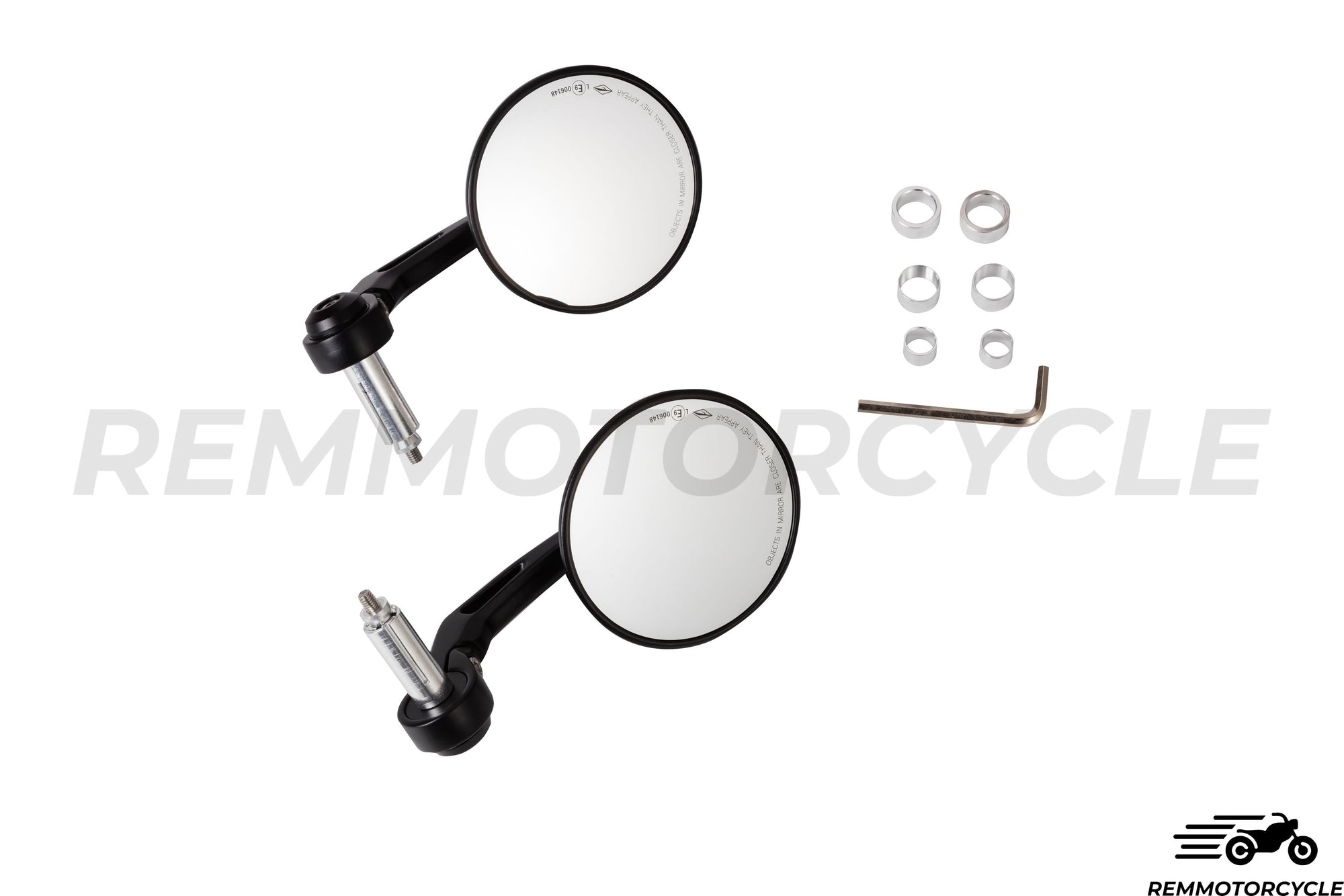 Mirrors Homologated ALUMINUM CNC Bar End R34
